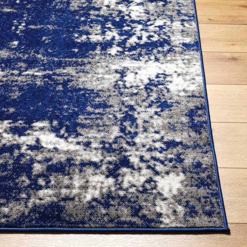 Ommeren Modern Navy Area Rug