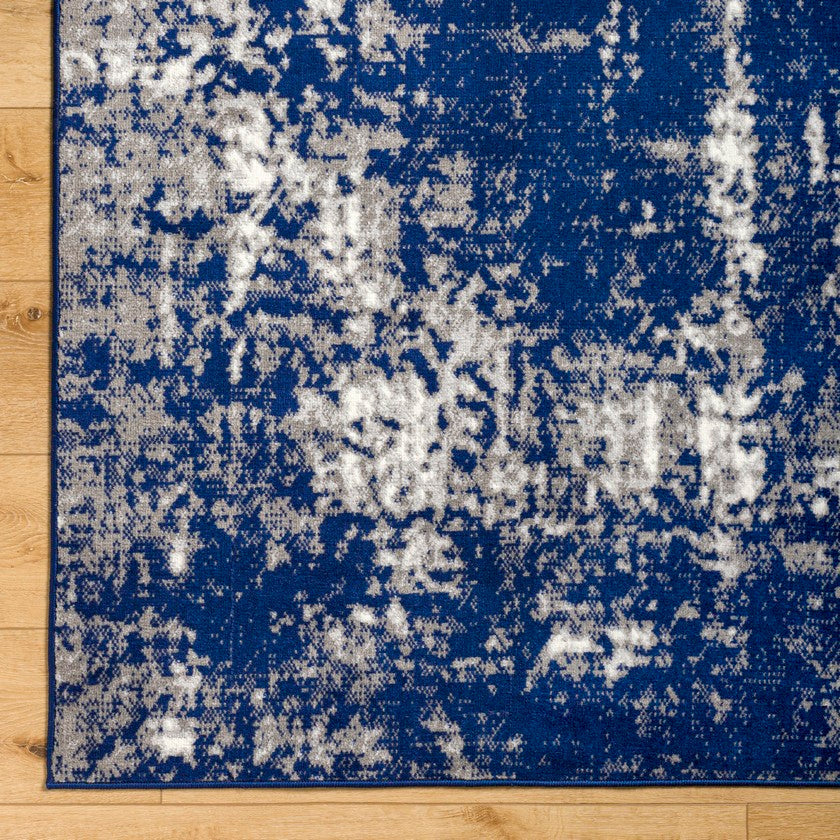 Ommeren Modern Navy Area Rug