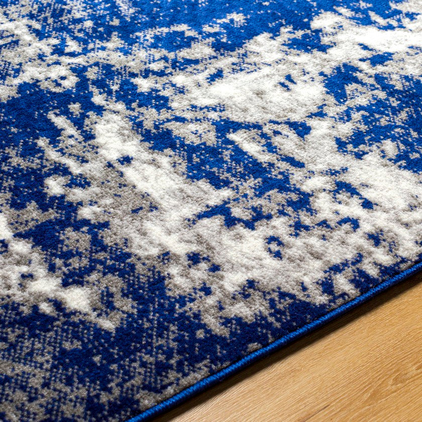 Ommeren Modern Navy Area Rug