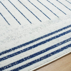 Neerbosch Modern Light Gray/Dark Blue Area Rug