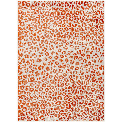 Pol Modern Burnt Orange Area Rug