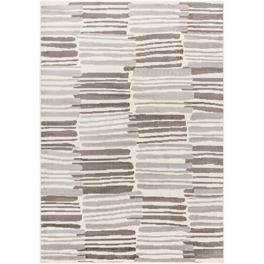 Shamaya Modern Light Gray Area Rug
