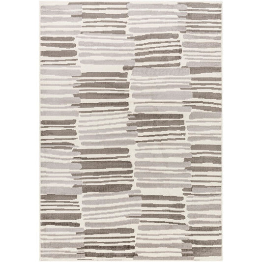Shamaya Modern Light Gray Area Rug
