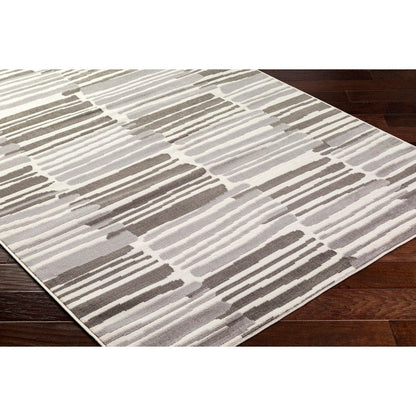 Shamaya Modern Light Gray Area Rug