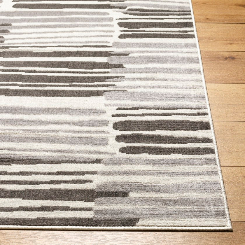 Shamaya Modern Light Gray Area Rug