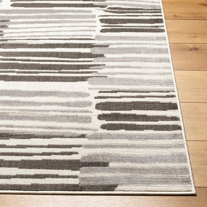 Shamaya Modern Light Gray Area Rug