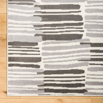 Shamaya Modern Light Gray Area Rug