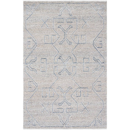 Mitul Modern Light Silver Area Rug