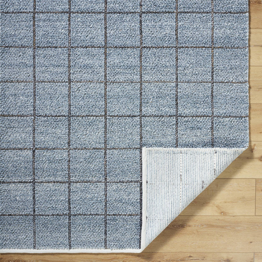 Arsenio Modern Slate Blue Area Rug