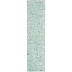 Tobey Solid and Border Seafoam Washable Area Rug