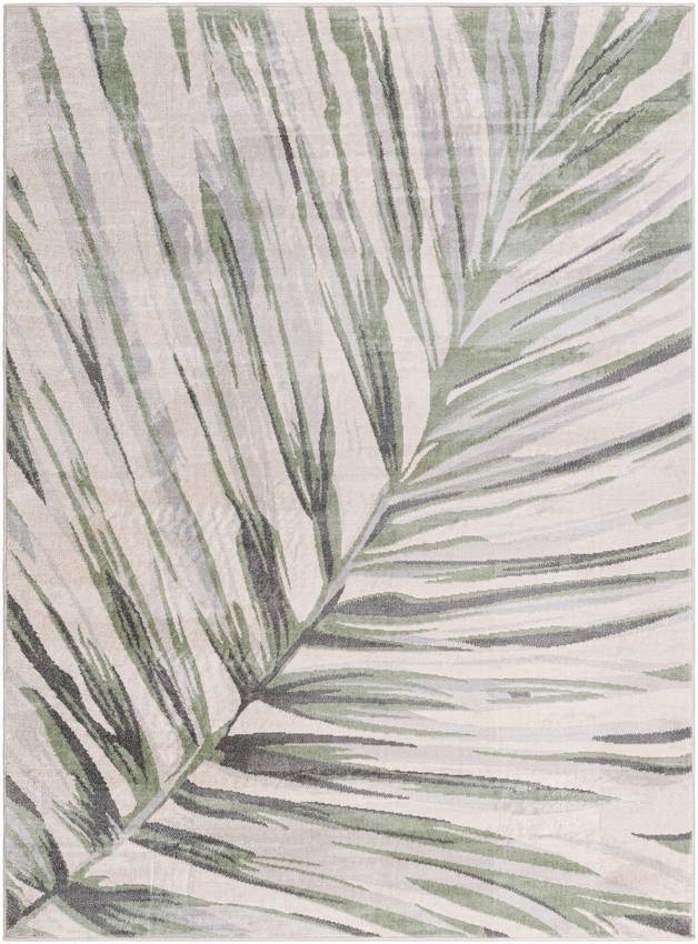 Roslyn Coastal Medium Green Area Rug