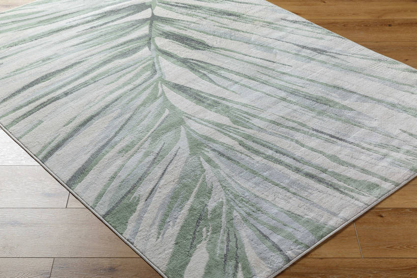 Roslyn Coastal Medium Green Area Rug