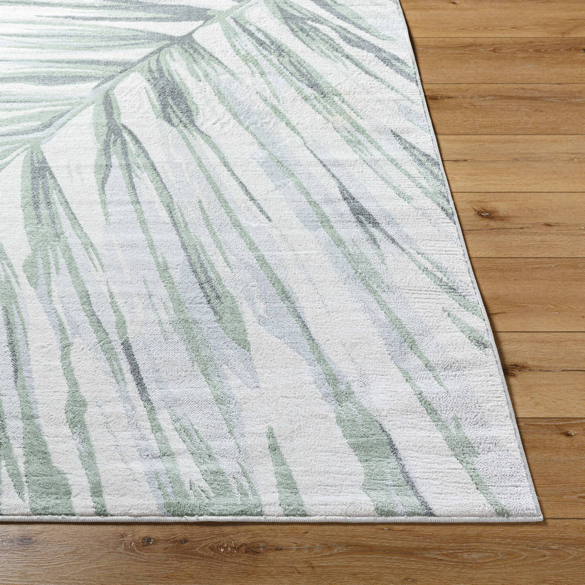 Roslyn Coastal Medium Green Area Rug