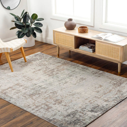 Sherborne Modern Dark Brown Area Rug