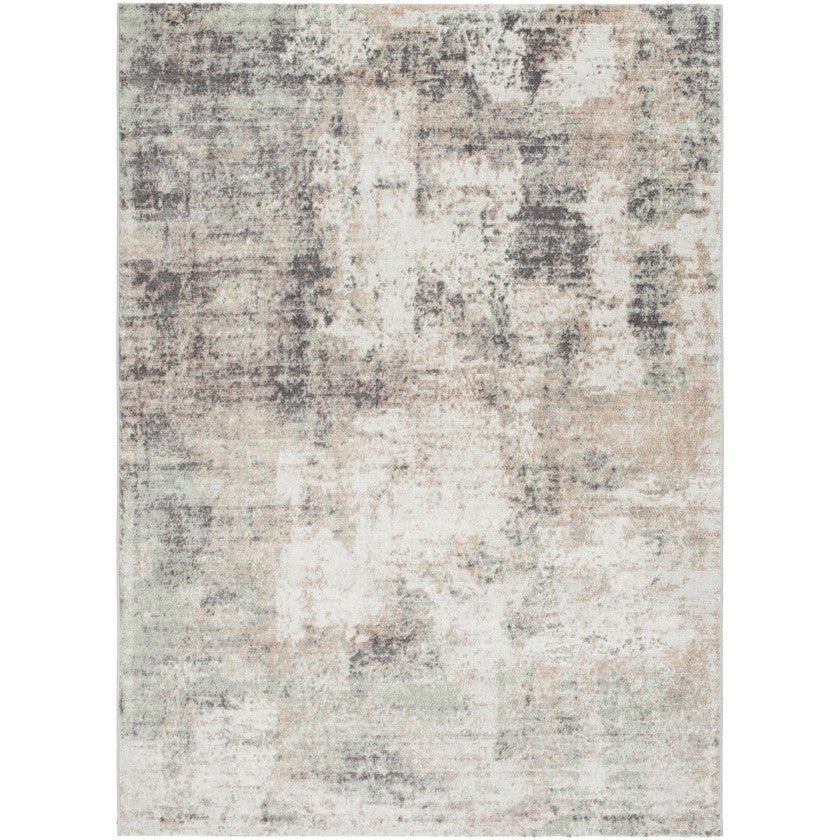 Brinda Modern Light Brown/Charcoal Area Rug