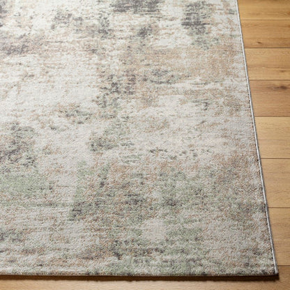 Brinda Modern Light Brown/Charcoal Area Rug