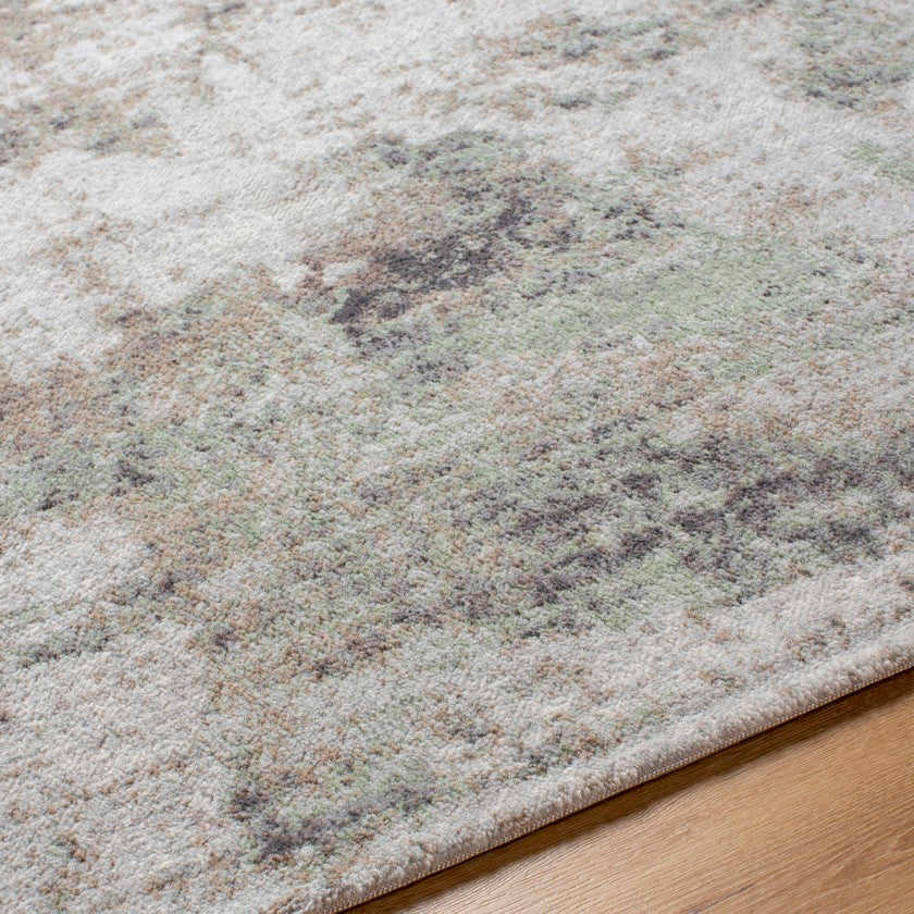 Brinda Modern Light Brown/Charcoal Area Rug
