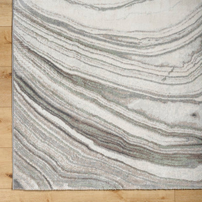 Morad Modern Light Gray Area Rug