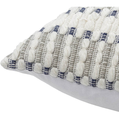Eddy Light Silver Pillow Cover