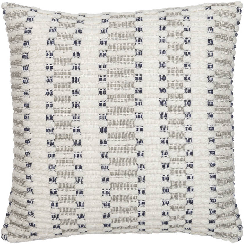 Eddy Light Silver Pillow Cover