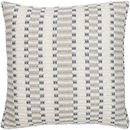 Eddy Light Silver Pillow Cover