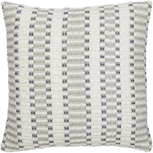 Eddy Light Silver Pillow Cover