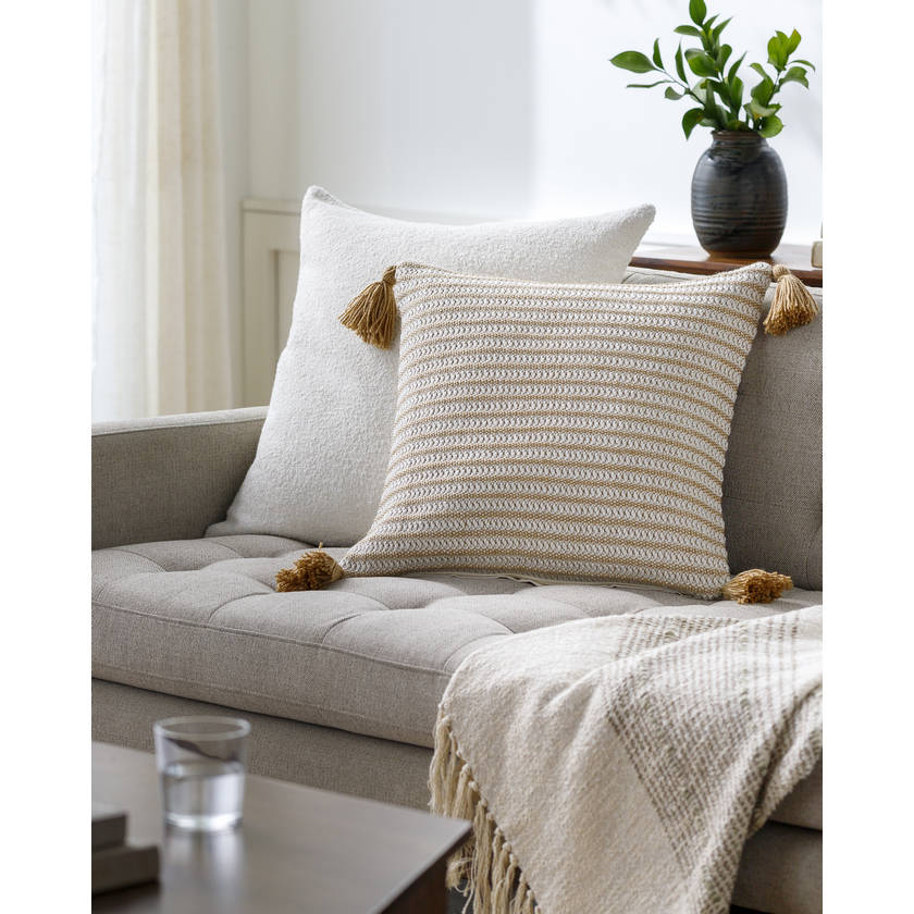 Lesleigh White Pillow Cover