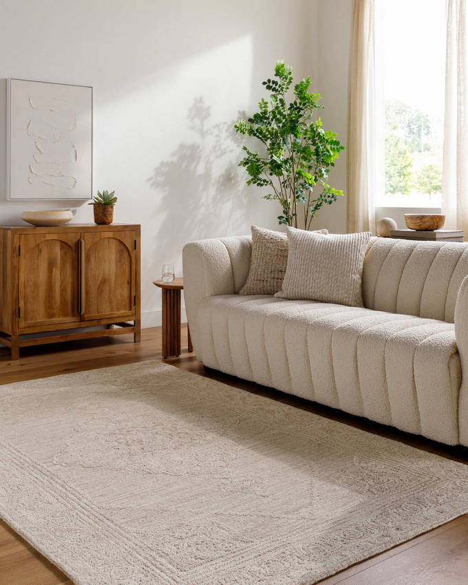 Garbiel Traditional Ash Area Rug