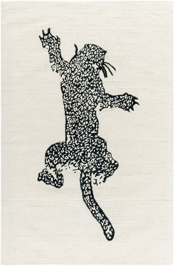 Santania Modern Black/Cream Area Rug