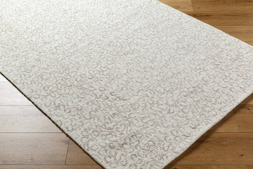 Shiann Modern Light Silver Area Rug