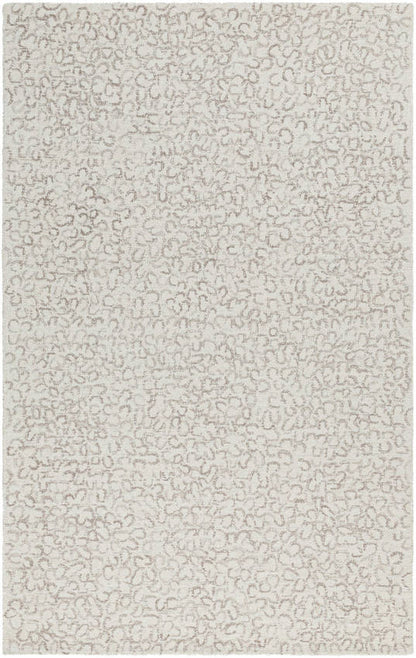 Shiann Modern Light Silver Area Rug