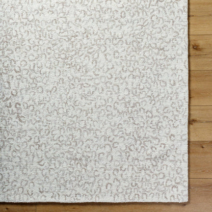 Shiann Modern Light Silver Area Rug
