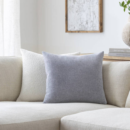 Angelika Slate Blue Pillow Cover