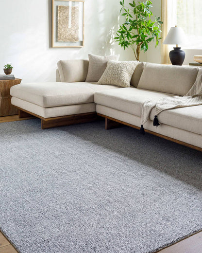 Kriste Cottage Slate Blue Area Rug