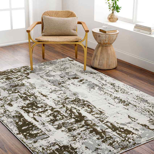 Elin Modern Moss Area Rug