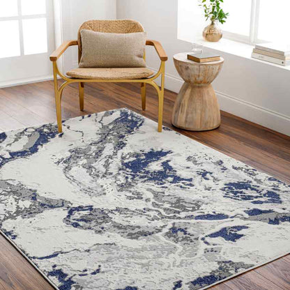 Nataya Modern Cobalt Area Rug