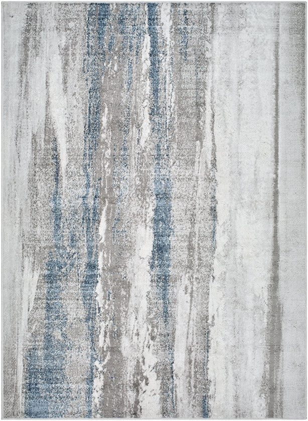 Jessicah Traditional Dark Blue Area Rug