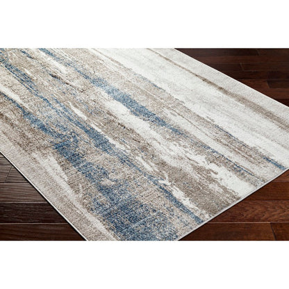Jessicah Traditional Dark Blue Area Rug