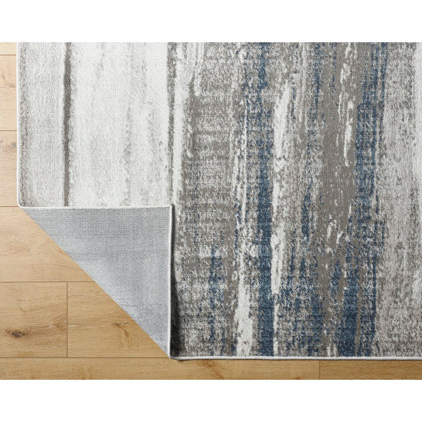 Jessicah Traditional Dark Blue Area Rug