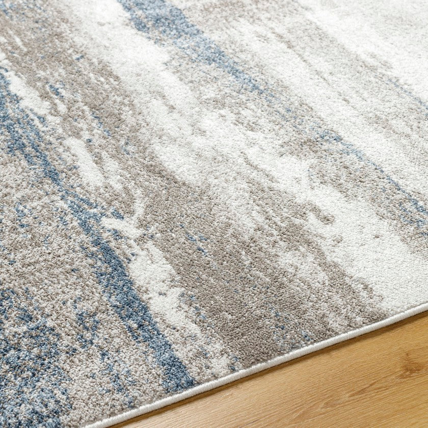 Jessicah Traditional Dark Blue Area Rug