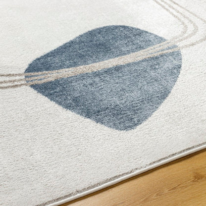 Joselin Traditional Dark Blue/Denim Area Rug