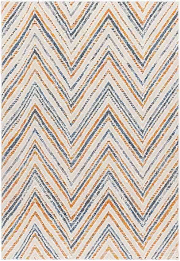 Megin Modern Denim Area Rug