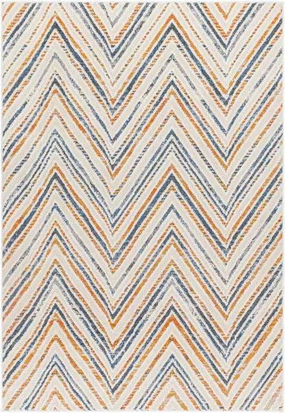 Megin Modern Denim Area Rug