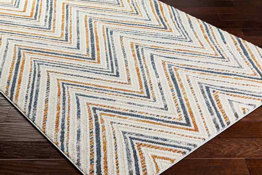 Megin Modern Denim Area Rug
