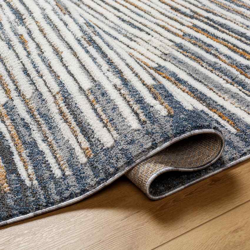 Gizelle Modern Denim Area Rug