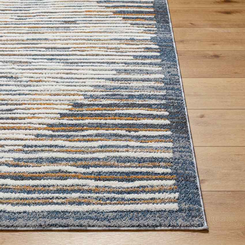 Gizelle Modern Denim Area Rug