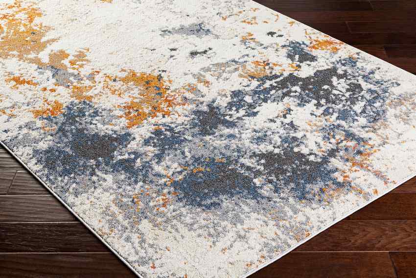 Lacreshia Modern Burnt Orange Area Rug