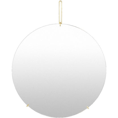 Shauntay Modern Gold Wall Mirror