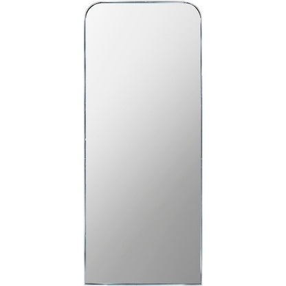 Lashunda Modern Metallic Silver Wall Mirror