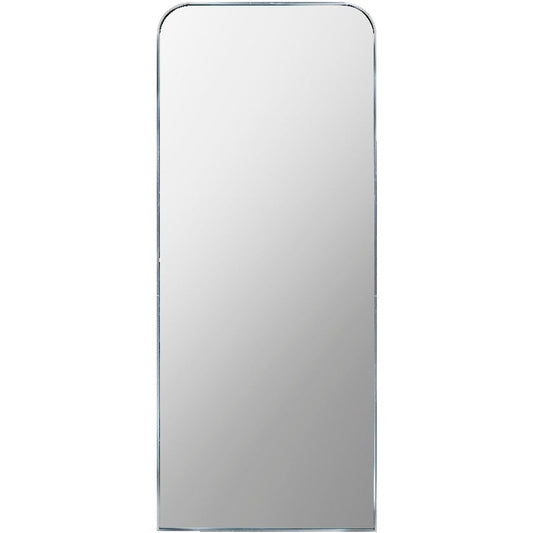 Lashunda Modern Metallic Silver Wall Mirror